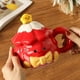 thumbnail image 4 of Mug con tapa y palillo de madera, vaso de cerámica de árbol de Navidad, 420ml, diseño acogedor, ideal para regalos de oficina, capacidad grande, para hogar o oficina, alto volumen de, 4 of 8