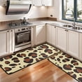 thumbnail image 3 of Kitchen Rugs Sets Of 2,Gold and Brown Of Leopard Print Anti Fatigue Kitchen Mat Rugs Non Slip Washable,Decorative Kitchen Floor Mats for Kitchen,Sink,Laundry,17"x47"+17"x47", 3 of 5