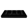 thumbnail image 5 of 4 Bills and 3 Coins Cashier Drawer Cash Collection Box Insert Tray for Market Bank Home (Black), 5 of 5