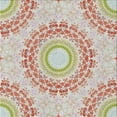 thumbnail image 1 of Ahgly Company Machine Washable Indoor Square Transitional Orange Salmon Pink Area Rugs, 3' Square, 1 of 7