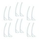 thumbnail image 2 of 12 soportes de silicona para las orejas para gafas, agarraderas para los brazos, antideslizantes. Blanco, 2 of 9