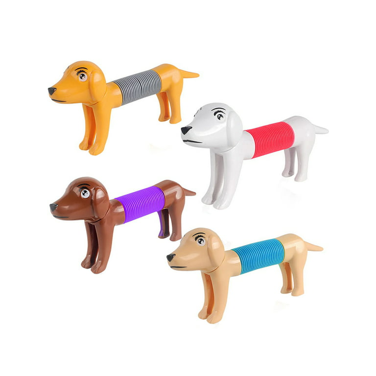 Stretch Transformable Pop Tube Spring Dog Sensory Fidget Toys