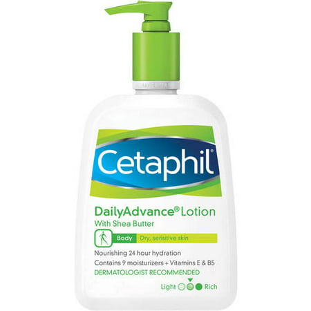 Cetaphil Sec sensible au quotidien avance ultra lotion Hydratante 160 fl oz