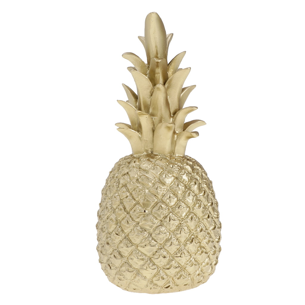 Creative Resin Pineapple Shaped Ornament Gift Home Desk Decor 