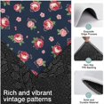 thumbnail image 3 of Pioneer Flower Floral Print Pattern Kitchen Rugs Sets Of 3,Kitchen Runner Rugs Non Skid Washable,Decorative Kitchen Floor Mats for Kitchen,Sink,Laundry,17X30 Inch + 17X47 Inch + 17X59 Inch, 3 of 6