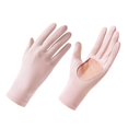 thumbnail image 1 of Guantes de protección solar para mujer, para verano, ciclismo, conducción, antideslizantes, ligeros, transpirables, para exteriores, guantes de protección solar para mujer, 1 of 4
