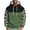 Green, variant on Men's Hoodies 4XL Big and Tall Camo Leisure Pullover Return Ancients Printed Sports Hooded Sweatshirts