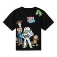 thumbnail image 4 of Disney Toy Story Woody Buzz Lightyear Slinky Dog T-Shirt and Mesh Basketball Shorts Outfit Set Toddler to Little Kid, 4 of 5