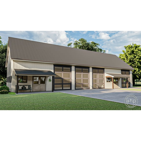 Advanced House Plans: Builder Ready Blueprints | Polk 29462 | Pole Barn/Post Frame Plan