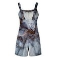 thumbnail image 4 of Lolmot Short Jumpsuits for Women Casual Summer Comfortable Sleeveless Suspender Short Jumpsuit Print Overalls with Pockets One Piece Jumpsuits, 4 of 5