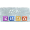 thumbnail image 2 of Prime, Marcus 32x18 White Modern Wood Framed Museum Art Print Titled - Wake And Play, 2 of 4