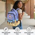 thumbnail image 4 of FUIALDOLG Ice Cream Cartoon Baseball Multi-pocket Bookbag with Ultra-Soft, Lightweight Multi Pocket 17 Inch School Bags for Travel Elementary, 4 of 7