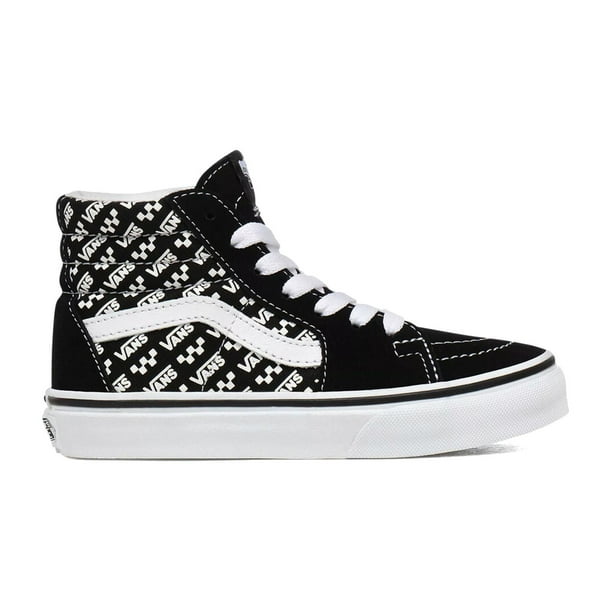 Tenis Vans Sk8-Hi Logo Repeat Niño Skate Sport Infantil negro 17 Vans VN0A4BUWTEZ