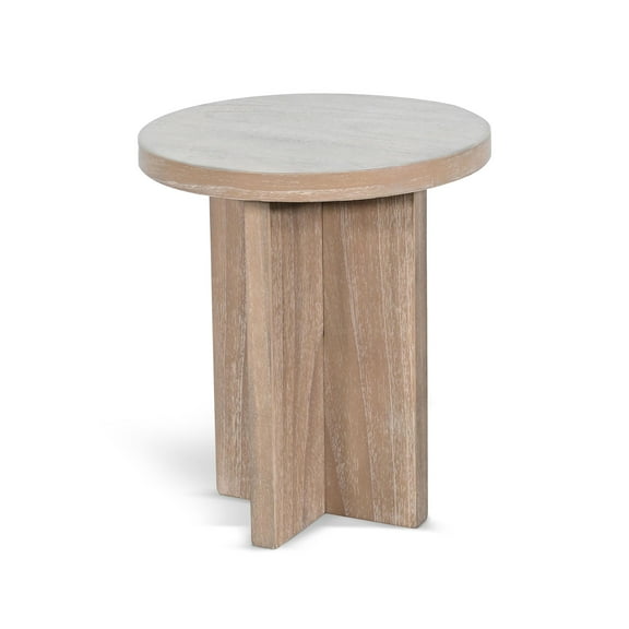 Sunny Designs Round Small Wood Accent Table