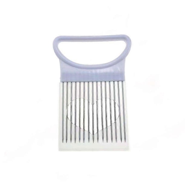 2 pieces of stainless steel onion needles for cutting onion rings onion tenderizer meat tenderizer fork fruit and vegetable hand slicer