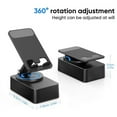 thumbnail image 4 of IMOLI Wireless Audio Bluetooth Speaker with Emergency charging, 5in1 Phone Holder Power Bank with Colorful Ambient Light for Tablet iPhone Android, 4 of 14