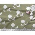 thumbnail image 3 of Soimoi Poly Georgette Fabric Bamboo Tree,Moon & Stork Bird Fabric Prints by Yard 42 Inch Wide, 3 of 3
