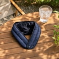 thumbnail image 5 of Reusable Blue Neck Cooling Towel, Instant Cold Wrap with Polymer Beads for Running, Gym, Travel, Hot Weather Outdoor Sports, 1 Pack, 5 of 6