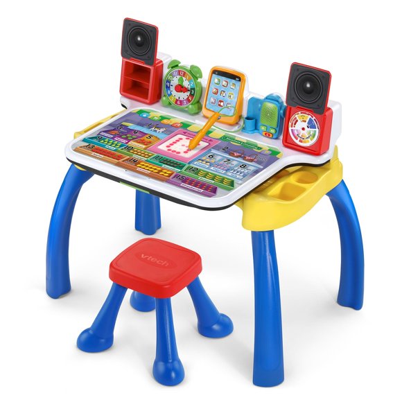 Escritorio de actividades VTech Explore and Write Deluxe Blue de 2 a 5 años