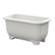thumbnail image 1 of Maceta decorativa rectangular Striper Pot para el hogar, patio y exterior Blanco, 1 of 9