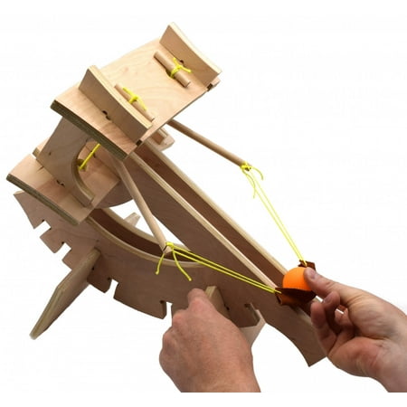 Garage Physics Ballista Kit | DIY Miniature Ballista | Wooden Catapult