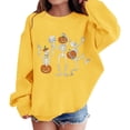 thumbnail image 6 of Mercatoo Halloween Pullover for Boys Girls Crewneck Long Sleeve Pumpkin Graphic Sweatshirt Printed Casual Tops, 6 of 6