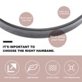 thumbnail image 2 of 1 unid Hogar Hairband Hawksbill Patrón Diadema Antideslizante Lavado Cara Hairbanda, 2 of 5