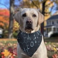 thumbnail image 2 of Dog Bandana 1 Pack,Math Equations Science Symbols Black Pattern Bandanas for Dogs,Cat Bandana,Small/ Large Dog Bandana 2 Size,Dog Bandanas, 2 of 6