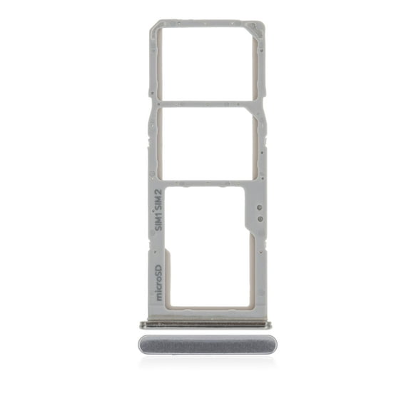 Replacement Dual Sim Card Tray Compatible For Samsung Galaxy A70 (A705 / 2019) (Silver)