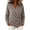 Light Brown, variant on LNZGNM V Neck Wrap Sweaters for Women Fashion Ruched Long Sleeve Cross Front Knit Pullover Casual Cozy Travel Fall Outfit, Black (XXL)