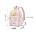 thumbnail image 3 of Tuplbcv And Natural Flower Decoration Light And Suitable For Students To Use Wind Small Flower Student Backpack, 3 of 9