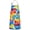 Colorful Tie Dye, variant on Blue White Tie Dye Spiral Pattern Apron-Garden Aprons for Women with Pockets-Cotton Linen Waterproof Kitchen Cooking Gardening Aprons Adjustable for Kitchen,Cooking,BBQ and Salon 33x27 Inch