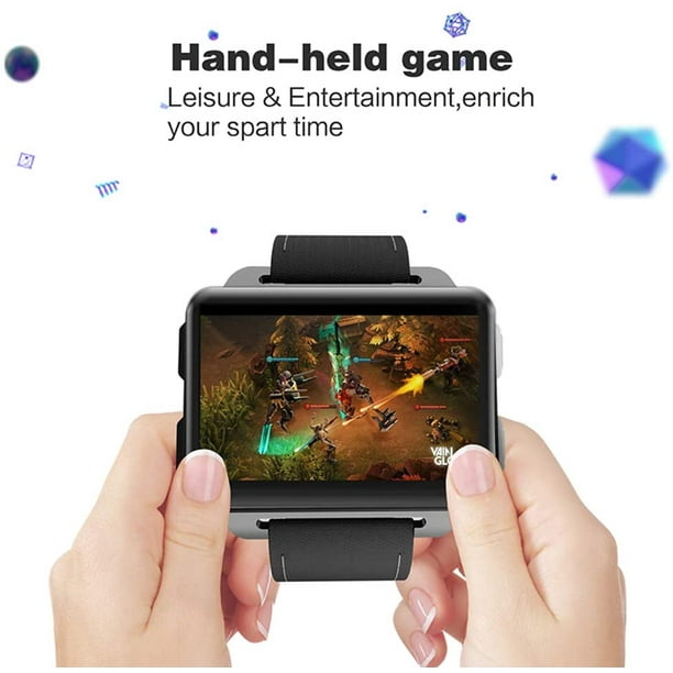 DM99 Smart Clock 2.2Inch IPS 320 240 Screen Smart Watch 3G Calling 1.3MP Camera Pedometer Heart Rate for Android Black Walmart