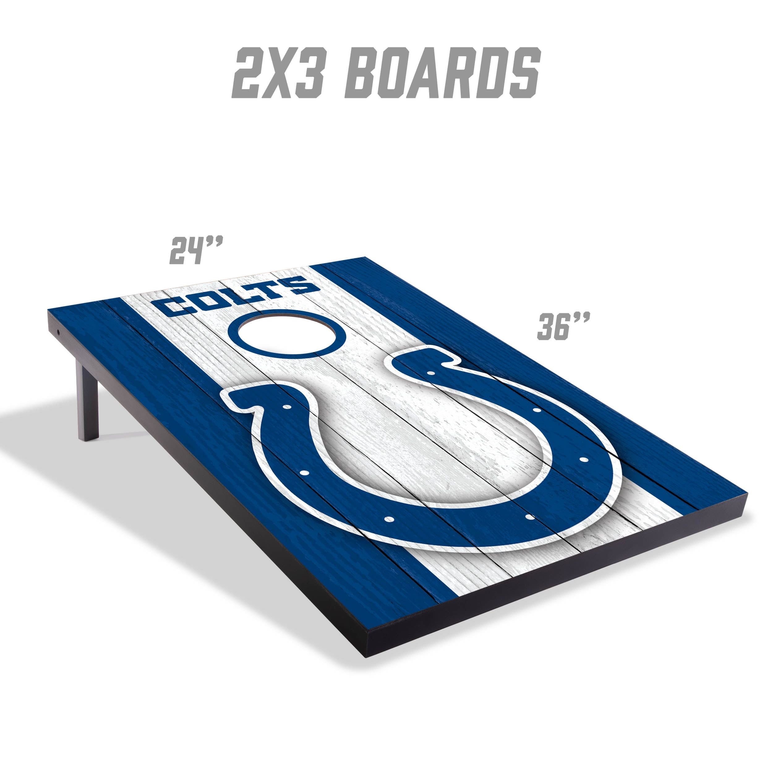 YouTheFan NFL Indianapolis Colts 2' x 3' MDF Cornhole Game