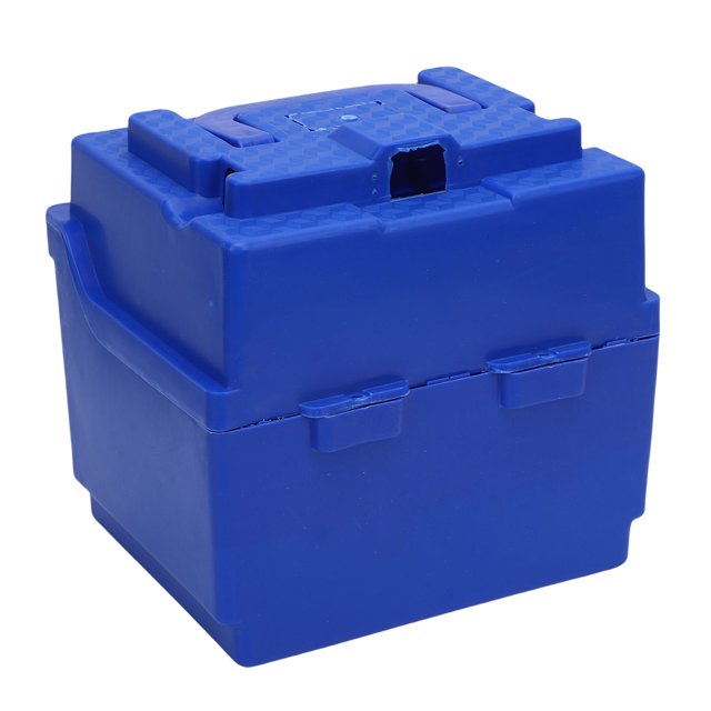 Go Kart Battery Box, ATV Battery Holder Box Rugged ABS Portable 7.87x6.30x5.71in with Handle for KD110cc 150cc 250cc