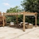thumbnail image 2 of Qinaqin 10X13 Pergola Retractable Canopy Madera Grain Aluminum Frame Structure para Backyard de Profundidadck Porch Patio, 2 of 7