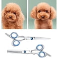 thumbnail image 4 of Tijeras de peluquería profesionales Tijeras de peluquero 11 piezas Kit de tijeras de peluquería Tijeras de corte de pelo para zurdos Acero inoxidable para peluquería Hombres Mujeres y niños Hogar, 4 of 5