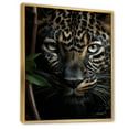 thumbnail image 2 of Designart "Portrait Silent Cheetah Stalk I" Animals Floater Framed Canvas Print, 2 of 7
