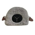 thumbnail image 2 of Dyfzdhu Women Winter Warm Windproof Hat Ski Riding Fleece Warmer Cute Cartoon Sheep Ear Cap for Girl Gray, 2 of 4