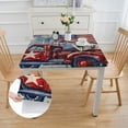 thumbnail image 2 of BANET Tablecloth, Patriotic Truck Watercolor Flag Table Cover for Party Dinner Decor white, 2 of 7