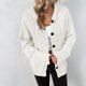thumbnail image 4 of Women Fashion Solid Hooide Single-Breasted Draw String Knitted Sweater Cardigan, 4 of 8