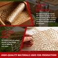 thumbnail image 5 of Arcticwind 10-Pack Gold Furonghua PVC Placemats 15 inch Table Place Mats Bulk Decorative Washable and Wipeable Kitchen Place Mat for Table Settings Holiday Wedding Dinner Table Decoration Mat, 5 of 6