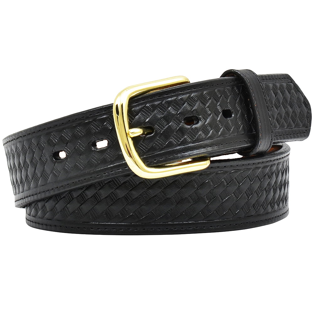 NEW Embossed snake skin belt Black leather 