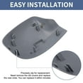 thumbnail image 4 of Reemplazo de tapa de espejo lateral izquierdo ABS de 1 Pc Gloss Gray para DACIA DUSTER 2012 - 2017, cubierta de guardia de espejo No.963736915R, 4 of 7