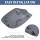thumbnail image 4 of Reemplazo de tapa de espejo lateral izquierdo ABS de 1 Pc Gloss Gray para DACIA DUSTER 2012 - 2017, cubierta de guardia de espejo No.963736915R, 4 of 7