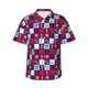 thumbnail image 1 of Fotbe golf Camisa Hawaiana para Hombre Unisex – Camisa Casual de Verano con Botones de Manga Corta de Algodón y Lino,3X-Large, 1 of 7