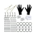 thumbnail image 1 of MesaSe Ensemble de 84 Pcs de Bijoux de Perçage, Trousse de Perçage Pro, Trousse de Perçage en Acier Inoxydable 316L pour Septum Corporel, Anneau de Ventre 16G, Langue, Tragus, Mamelon, Nez, Sourcils, Outils de Perçage, 1 of 7