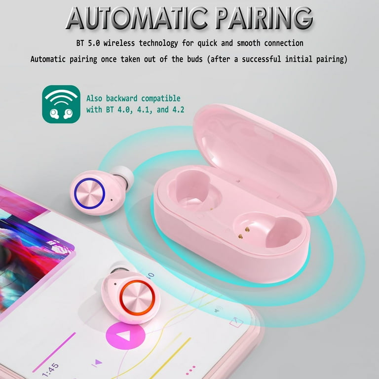 Insten True Wireless Earbuds Bluetooth 5.0 In Ear Headphones