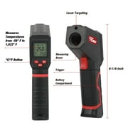 Hyper Tough Infrared Thermometer with Digital Display and Laser Targeting
