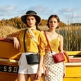 thumbnail image 2 of URSOFINE Women's Genuine Leather Crossbody Purse Multi-Zipper Bucket Bag Lightweight Casual Shoulder Bag for Everyday & Travel, 2 of 8